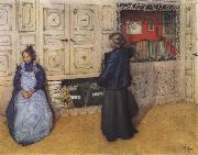 Carl Larsson Mother and Daughter Germany oil painting artist